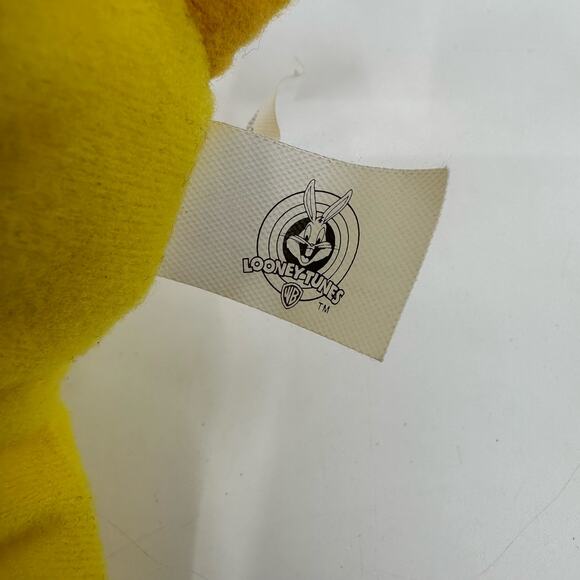 VTG 90s Looney Tunes Tweety Bird Play By Play Plush Stuffed Warner Bro's - Picture 6 of 6